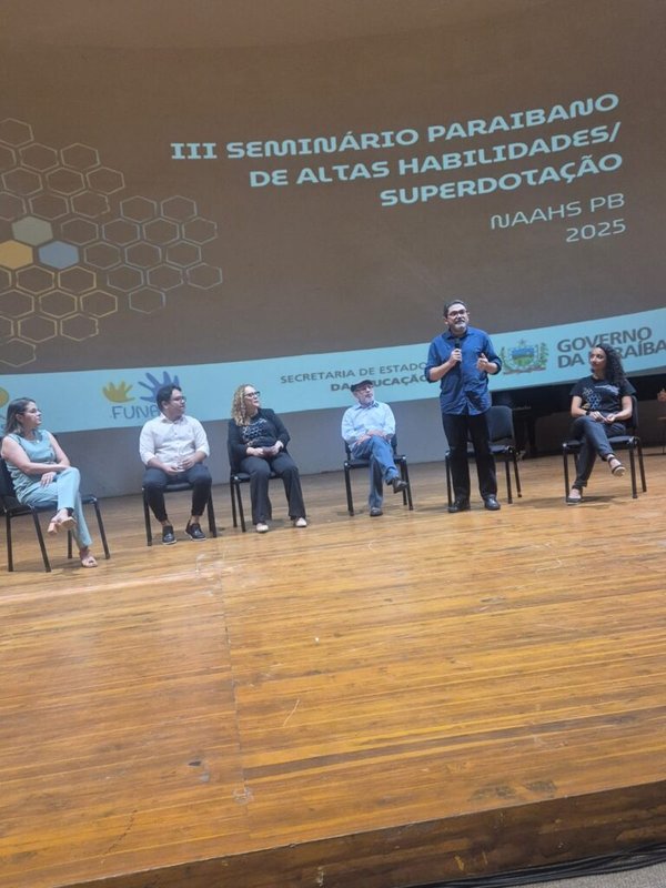 O Conselho Estadual de Educação da Paraíba (CEE-PB) Participa de Seminário Sobre Altas Habilidades/Superdotação